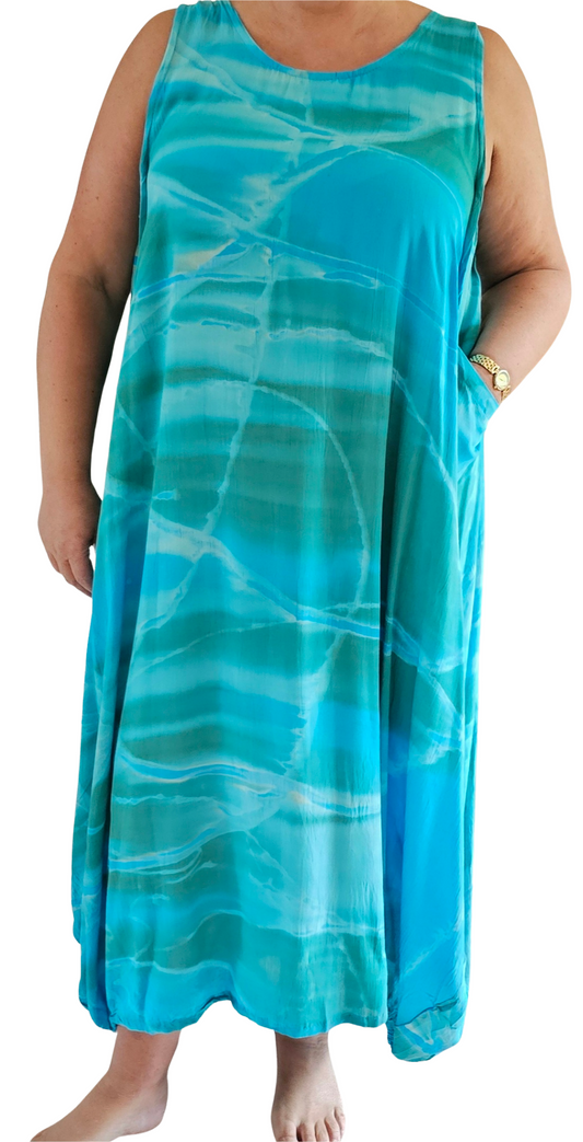 Sleeveless maxi dress