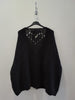 Long Sleeved Knitted Cardigan with Heart Detail